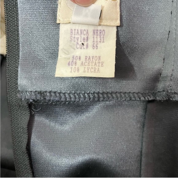 Vintage 90s cache gray skirt set women’s size M - Picture 11 of 11